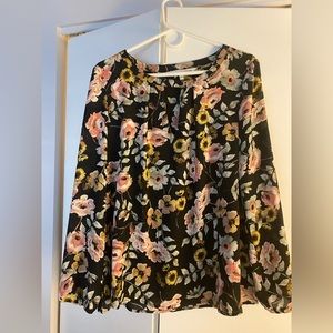 Cupcake and cashmere floral blouse